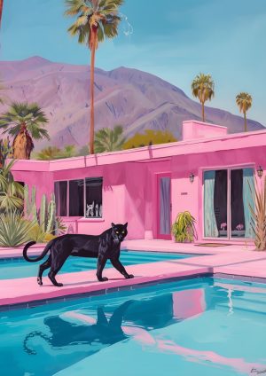 Desert Pink Panther: 70s California Retreat